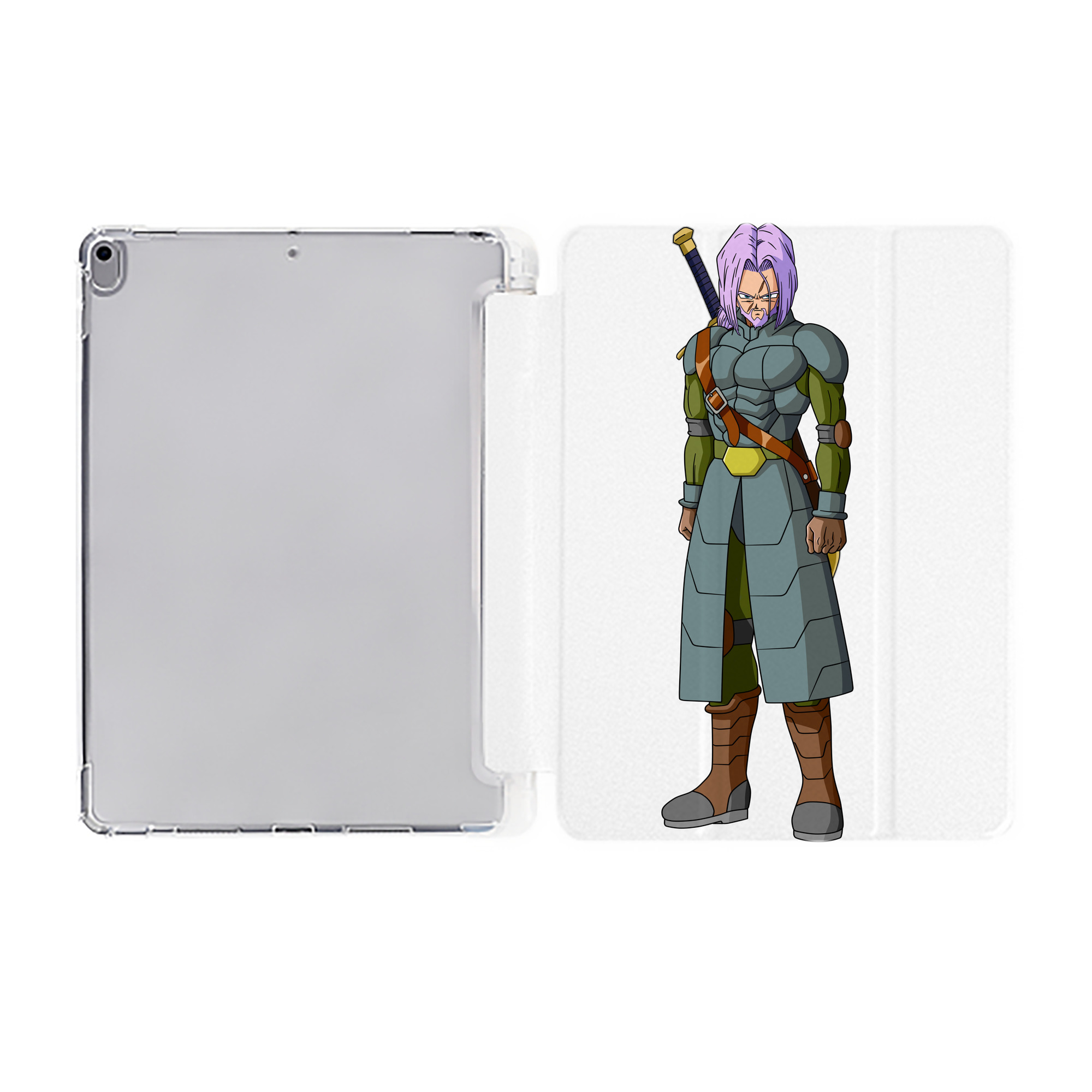 （画像用） ドラゴンボール DRAGON BALL IPad ケース ペン収納付き 三つ折りスタンド PUレザー×シリコン 対応機種9.5/10.5/10.9インチ